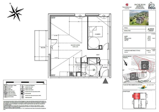 Appartement T2 à vendre - 2 pièces - 68.21 m2 - BELLENTRE - 73 - RHONE-ALPES - Century 21 Atc